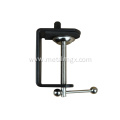 Black Powder Coating Metal Adjustable Desk C Clamp